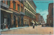73401 - Vintage postcard: LIVORNO City - Via VITTORIO EMANUELE
