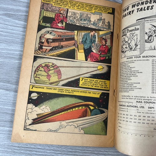 Vintage 1958 Comic Book Illustrated Story of Railroads Trains Adventure RR - Picture 12 of 21