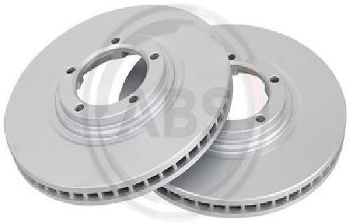 2x Original A.B.S. Brake Disc 17648 for Hyundai