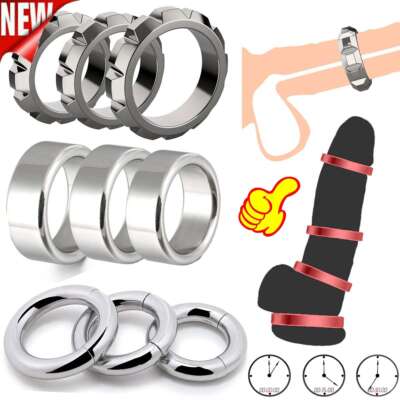26-38mm Thick Heavy Stainless Steel Silver Cock Ring Male Penis Enhancer Band | eBay 26-38mm Thick Heavy Stainless Steel Silver Cock Ring Male Penis Enhancer Band | eBay