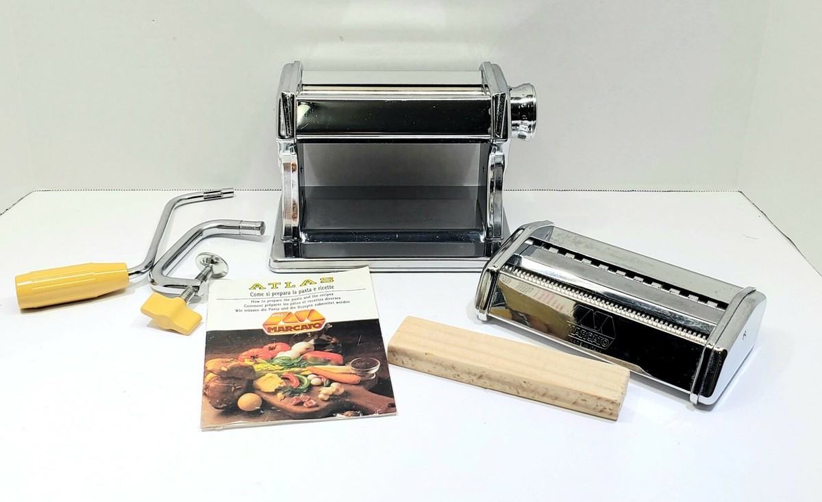 Marcato Atlas 150 Pasta Machine with Attachment, Made In Italy w