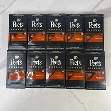 Peet's Espresso Ristretto Spice & Chocolate Nespresso Coffee 100 Count BB 7/1/25