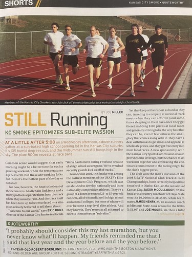 2010 Running Times Magazine July/August Lauren Fleshman - Picture 5 of 24