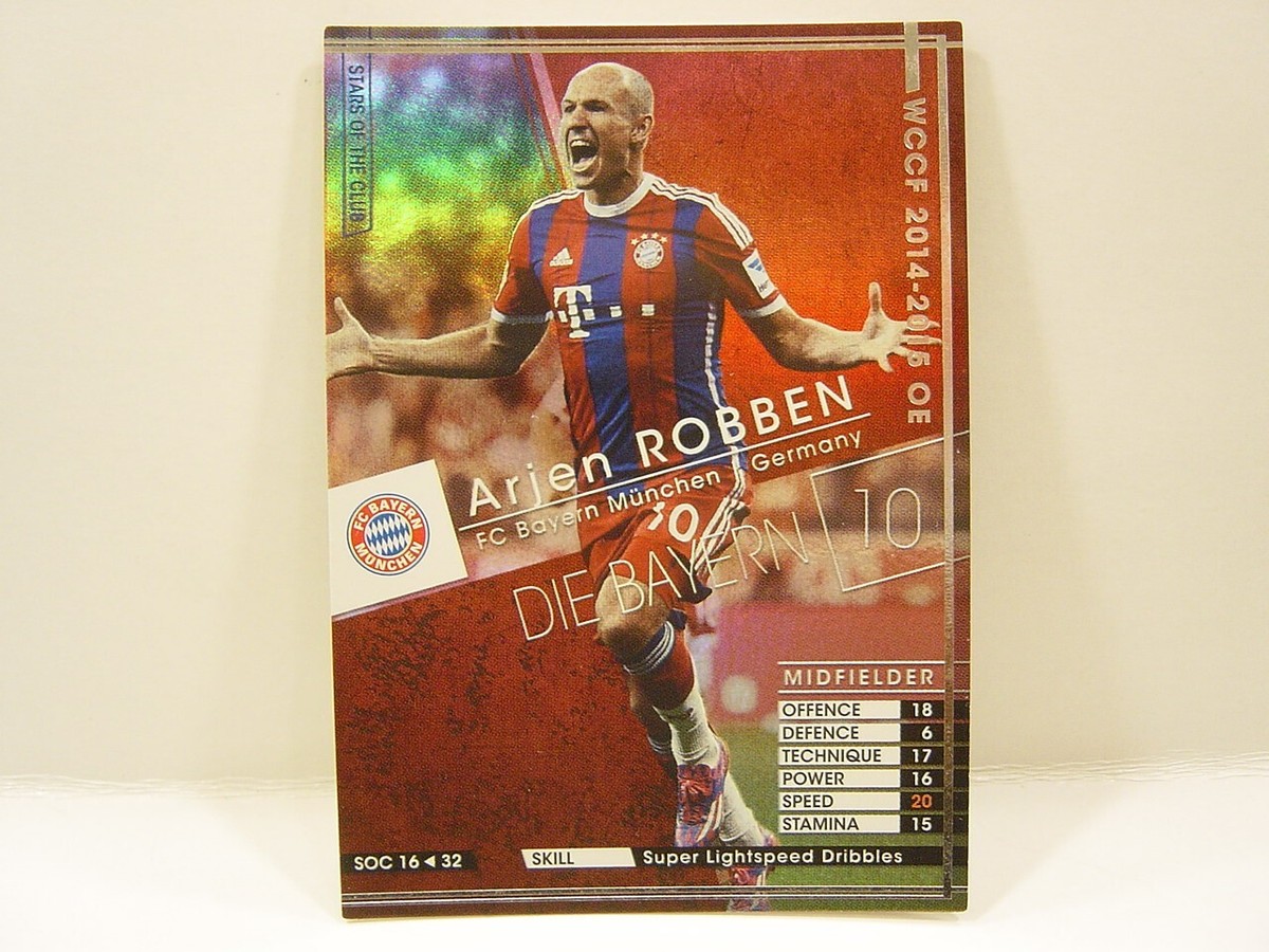 Panini WCCF 2014-15 SOC Arjen Robben 1984 Dutch No.10 Bayern