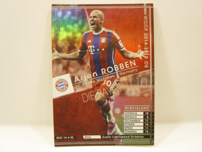 Panini WCCF 2014-15 SOC Arjen Robben 1984 Dutch No.10 Bayern