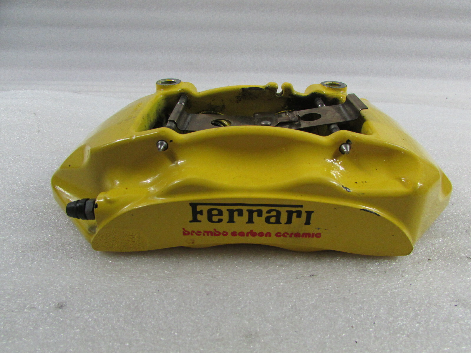 Ferrari 458 Italia, RH, Right Rear Brake Caliper, Yellow, Used, P/N 261791