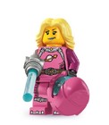 New LEGO Minifigure intergalactic girl Series 6 8827 #13 space woman