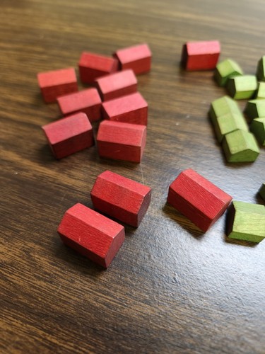 Toy Game pieces, Monopoly, Clue, Wooden game movers, Plastic game movers, Used - Picture 9 of 19