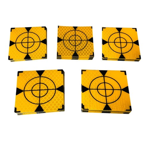 100PCS Reflector Sheet 60×60mm Reflective Target Paste Up Total Station 2.36IN - Picture 3 of 5