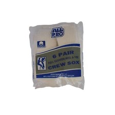 Vintage 90s White Full Cushion Heel  Toe Cotton Crew Socks Size 10-14 5 Pack