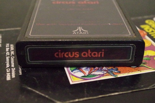 Circus Atari (Atari 2600, 1980) *Tested / With Manual - 第 2/3 張圖片