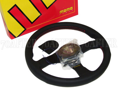 Momo Steering Wheel 320mm Tuner Black Leather TUN32BK0B for