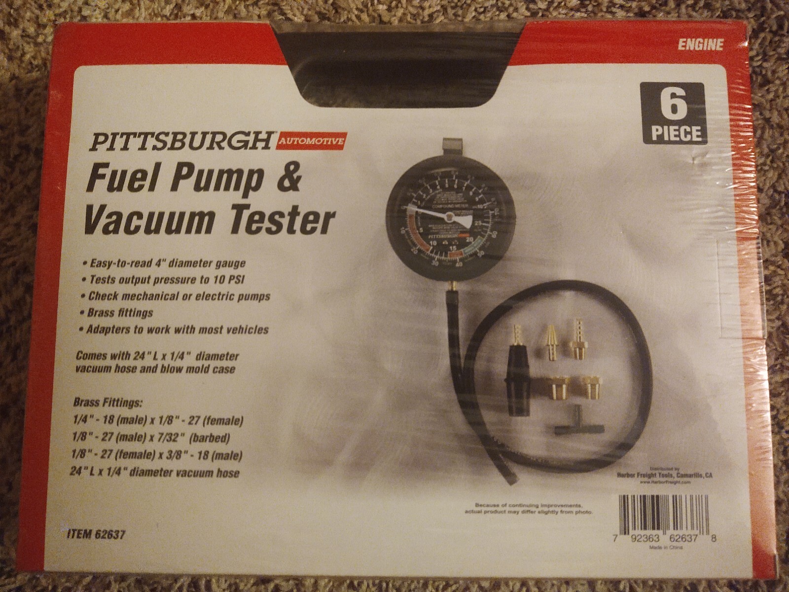 Fuel pump and vacuum tester eBay