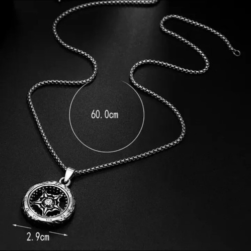 Collana Ruota Ruota Preghiera Simbolo Buddismo Ruota Preghiera Tibetana - Foto 2 di 4
