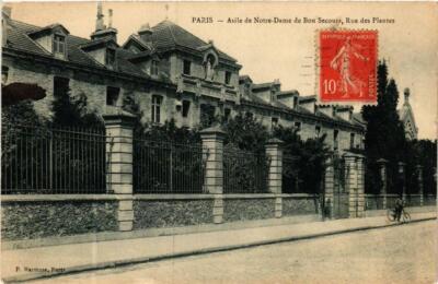 Old postcard Paris 14th Asile Notre-Dame de Bon Secours. Rue des Plantes. (479995)