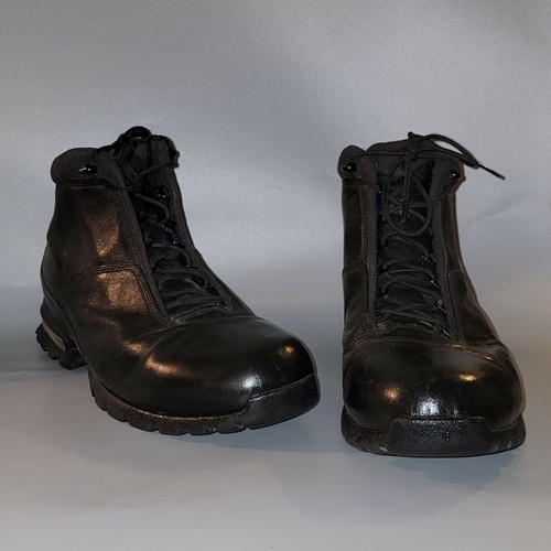 Black Leather Hiking Shoes 