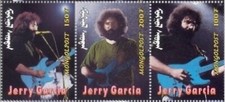 Mongolia #Mi3081-Mi3083 MNH 2000 Jerry Garcia Blue Guitar [2328B]