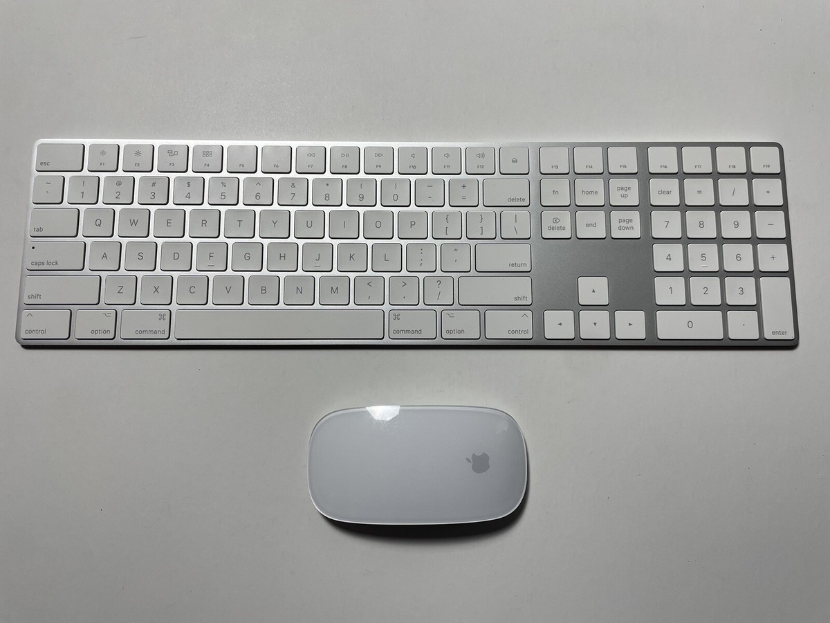 Apple Magic Mouse and Magic Keyboard w/ Numeric Keypad A1657 A1843 