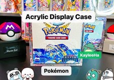 POKEMON ACRYLIC DISPLAY CASE MAGNETIC LID - ENGLISH BOOSTER BOX CASE ONLY