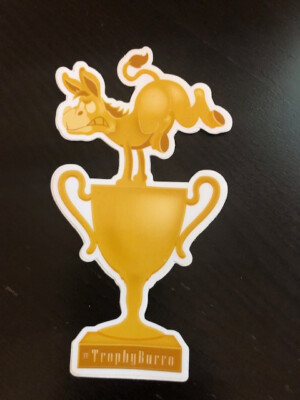 TROPHY BURRO CUSTOM RACING BUILDS STICKER CAR TRUCK ATV UTV