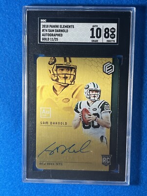 2018 Panini Elements - RPS Rookie Signatures #74 Sam Darnold /25 (AU, RC)