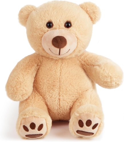 Teddy Bear Stuffed Animal, 10 Inch Brown Teddy Bear Plush Toy, Soft Plush Gifts - Picture 9 of 12