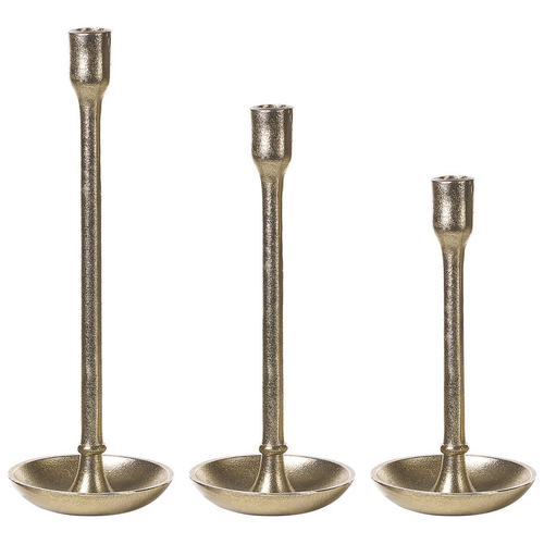 DUHALINE Lot De 3 Bougeoirs En Bois Rustiques Faits Main - Décoration Table Et Cheminée