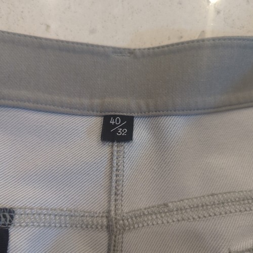 Public Rec Pants Mens 40x32 Gray 5 Pocket Performance Stretch Preppy Golf Smart - Picture 6 of 13