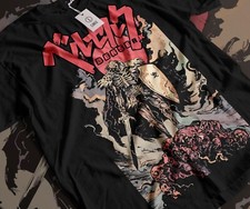 Berserk Guts Camisa Calavera Caballero Años 90 Camiseta Gatsu Camiseta Todas las Tallas Anime Manga
