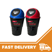 Mini Trash Can Car Dust Bin Rubbish Fag Ashtray Bedroom Home Office Waste Clean