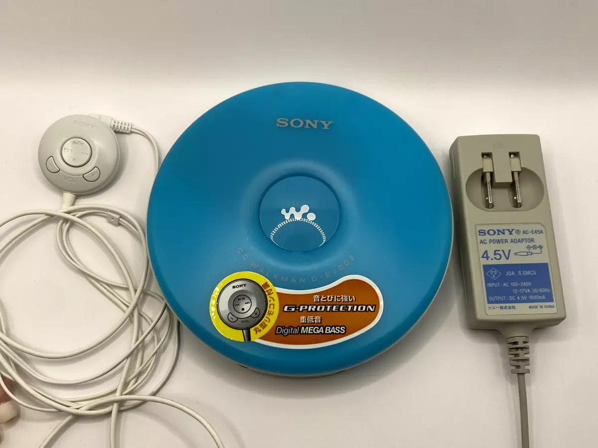 SONY Portable CD Player D-EJ002 JAPAN Original Vintage Collection G-PROTECTION