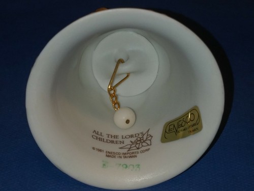 Campana vintage 1981 Enesco tutti i figli del Signore sposi - Foto 5 di 5