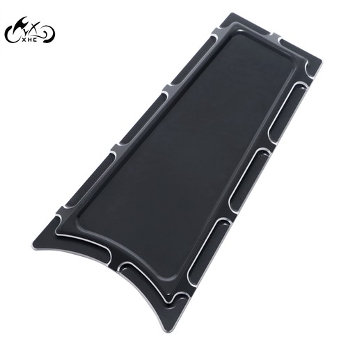 Black CNC Cut Fuel Dash Insert Cover For Harley Electra Road Tour Glide 89-07 US - Picture 3 of 10