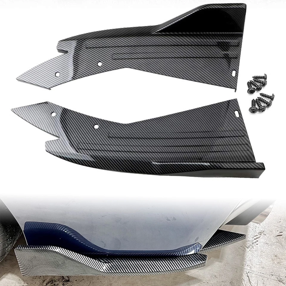 Parachoques trasero difusor alerón divisor labio para Mercedes-Benz W204 clase C Foto 4 de 4