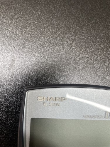 Sharp EL-531W Advanced Dal Scientific calcolatrice blu chiaro con copertura - Foto 2 di 7