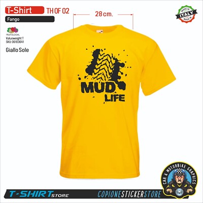 T-SHIRT Passend Für Offroad Auto Schlamm Rad Mud Life