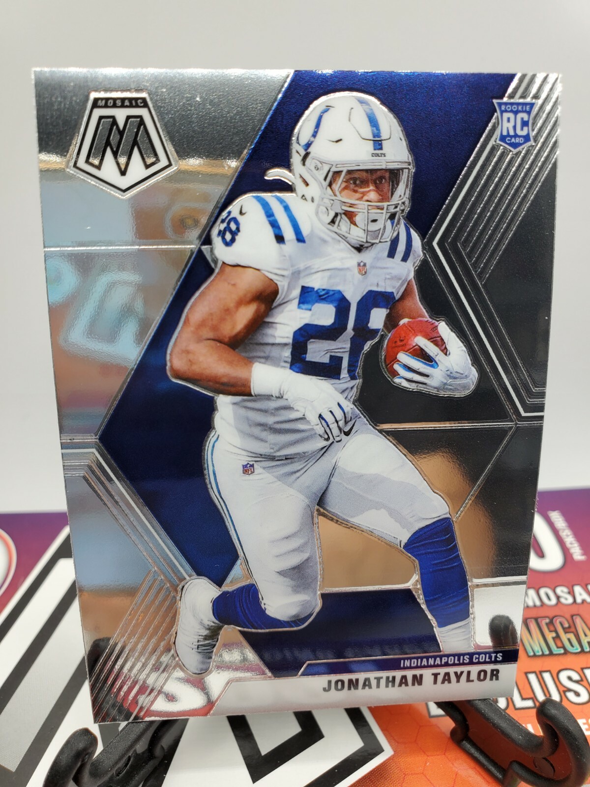 2020 Panini Mosaic Football #216 Jonathan Taylor Rookie Card