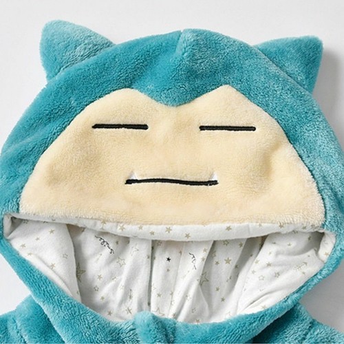HOT Snorlax Pijamas Baby Jumpsuit Costume For Sleep Long Sleeve Children Suit - Picture 4 of 11
