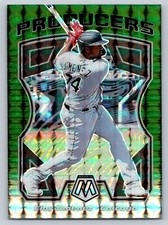 2021 Panini Mosaic Prizm #P12 Eloy Jimenez Producers Green