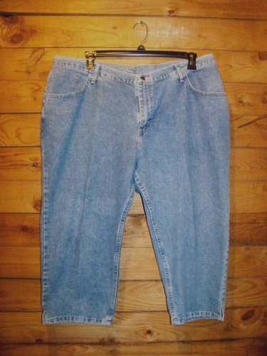 Womens Riders Denim Cropped Jeans Size 20W EUC!!!