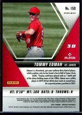 TOMMY EDMAN ~ 2021 Panini Mosaic Baseball Mosaic Genesis #150 SP (Short Print) 