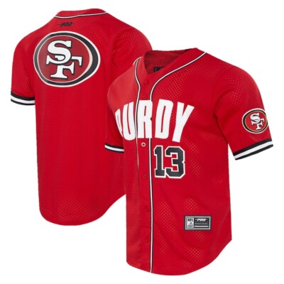 NFL 49ers #13 Brock Purdy ユニフォーム Mサイズ Pro Standard #13 Brock Purdy San Francisco 49ers Baseball