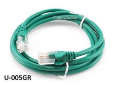 Intellinet 5ft CAT5E UTP Ethernet RJ45 Patch Cable GR