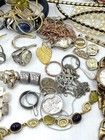 Estate Vintage Costume Jewelry Lot Gold Filled Watch Bracelets Earrings Sterling — photo 7