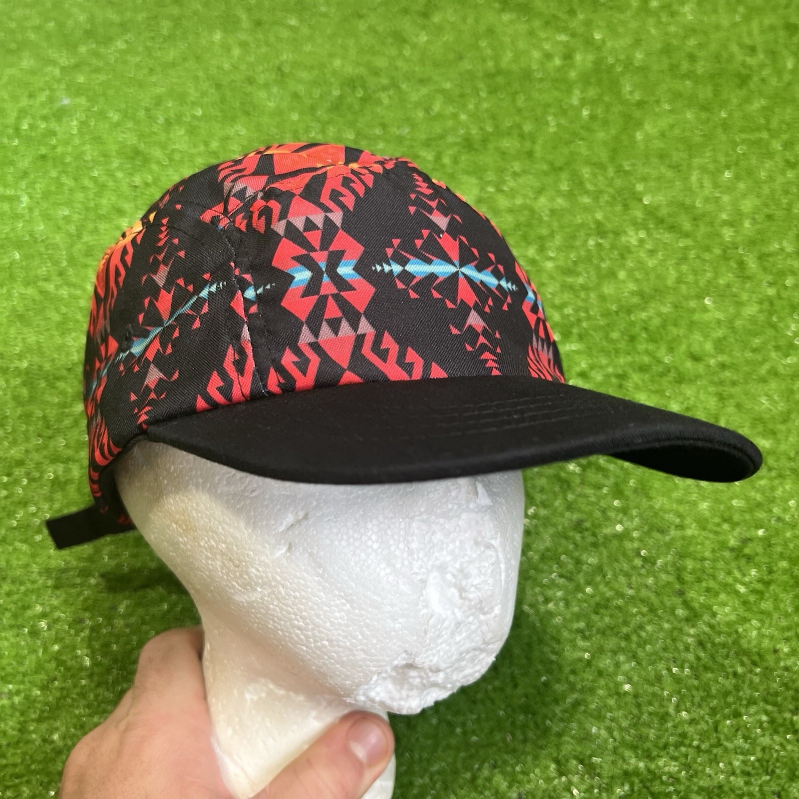 Pendleton Aztec Hat Geo Pattern Strap Back 6 Pane… - image 1