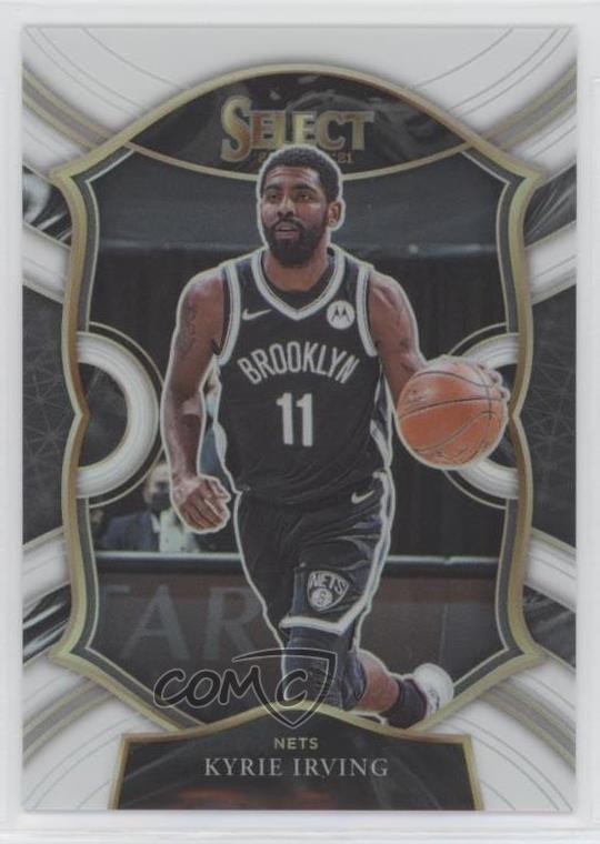 2020-21 Panini Select Concourse White Prizm 30/149 Kyrie Irving #42 0v9b