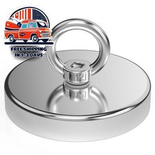 Imanes de tierras raras con argolla, diámetro 4,72 pulgadas para pesca y caza US