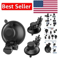 Multi-Function Suction Cup Mount for Dash Cams  Action Cameras - Durable Design