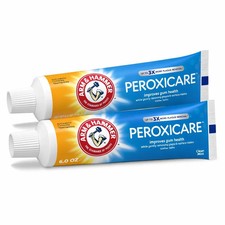 ARM HAMMER Peroxicare Anti-Cavity Fluoride Toothpaste, Clean Mint, 6 oz,2 Pack