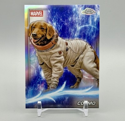 2025 Topps Marvel Chrome Studios Cosmo Rainbow Refractor